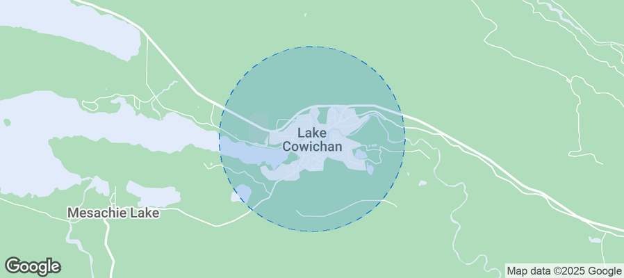 Map of Airbnb listings in Lake Cowichan