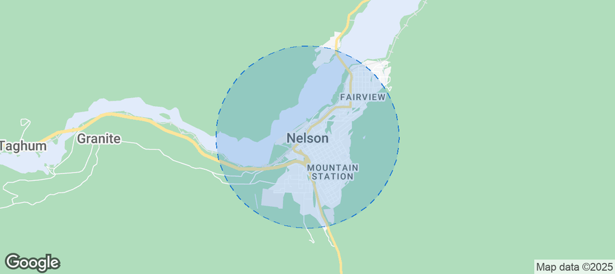 Map of Airbnb listings in Nelson