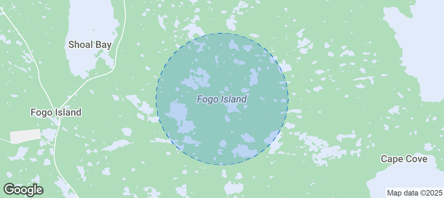 Map of Airbnb listings in Fogo