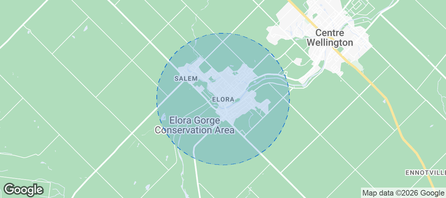 Elora Airbnb map