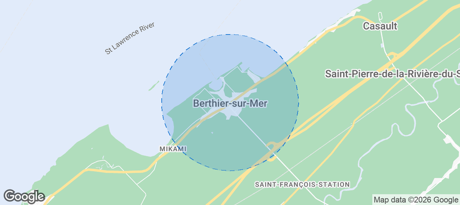 Berthier-sur-Mer Airbnb map