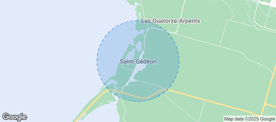 Saint-Gédéon Airbnb map