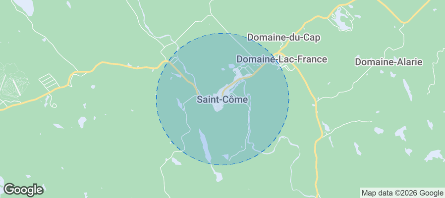 Sainte-Côme Airbnb map