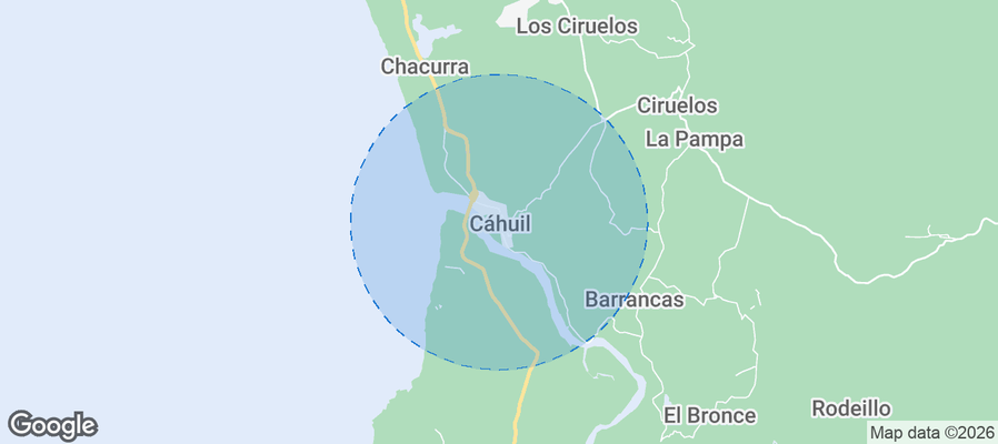 Cahuil Airbnb map