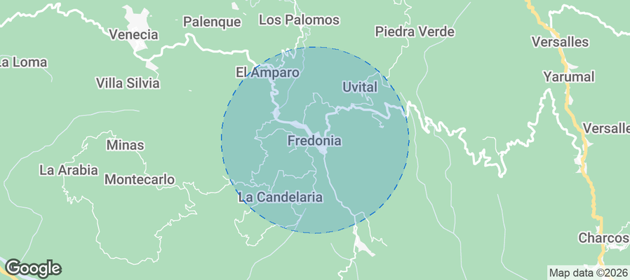 Fredonia Airbnb map