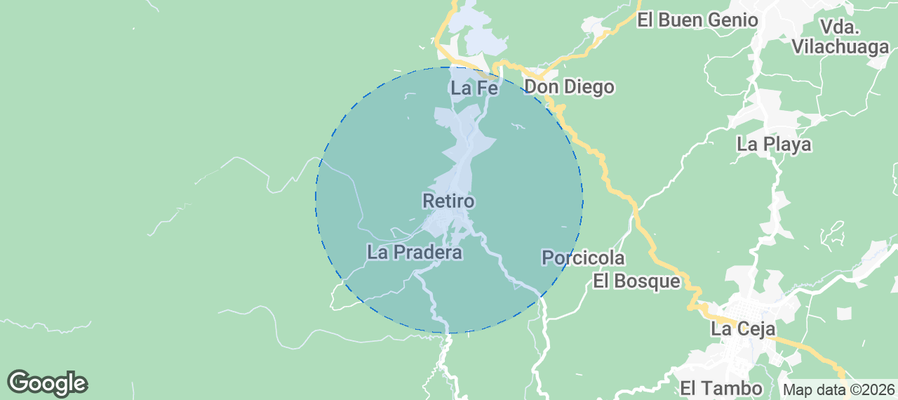 Retiro Airbnb map