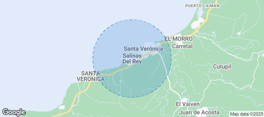 Map of Airbnb listings in Salinas Del Rey