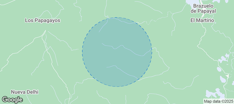 Map of Airbnb listings in El Pueblito