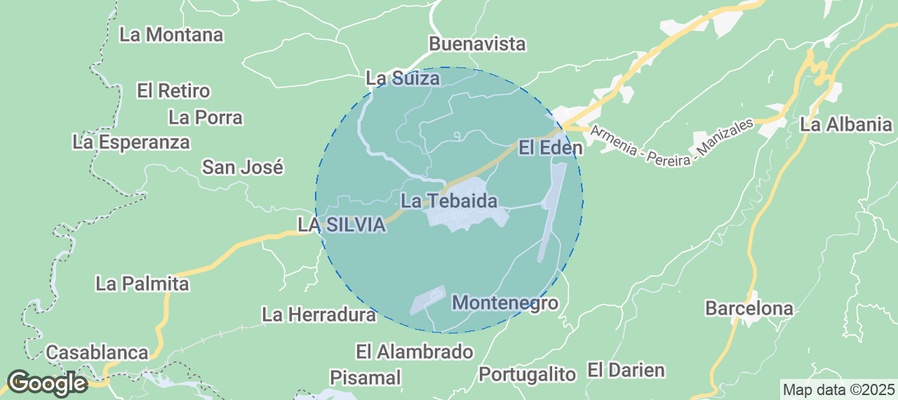 Map of Airbnb listings in La Tebaida