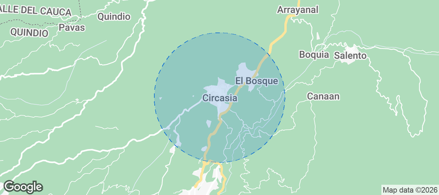 Circasia Airbnb map