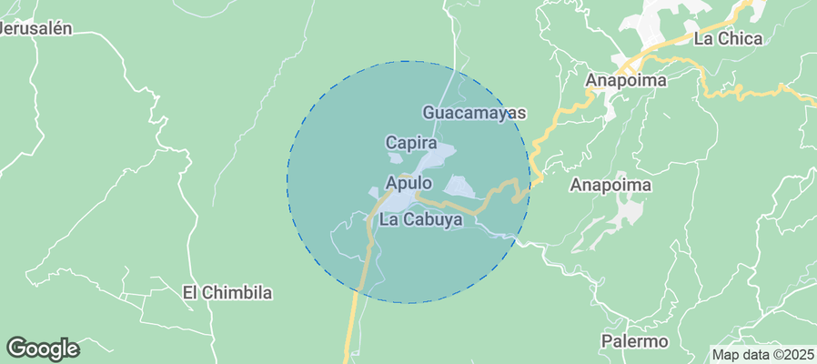 Map of Airbnb listings in Apulo