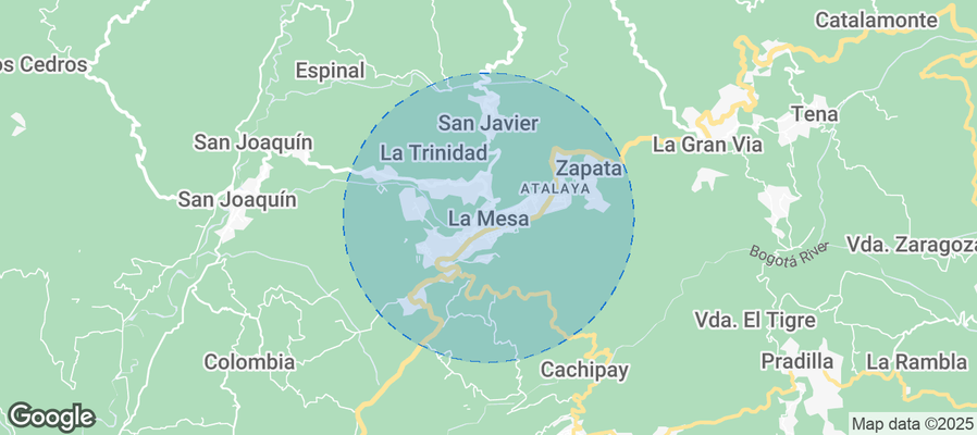 Map of Airbnb listings in La Mesa
