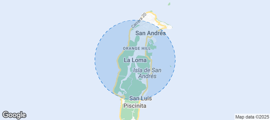 Map of Airbnb listings in La Loma