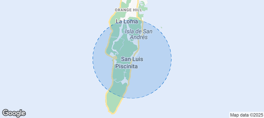 Map of Airbnb listings in San Luis