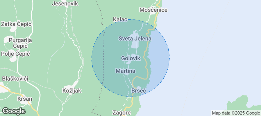 Map of Airbnb listings in Golovik
