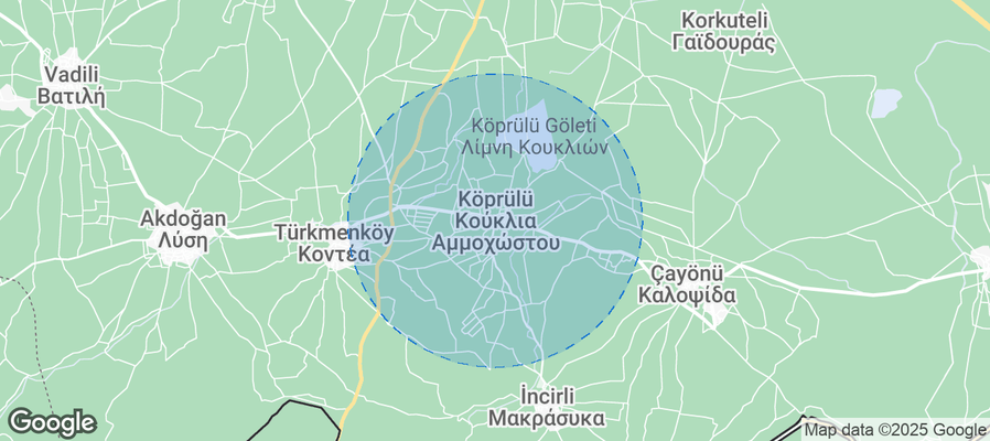 Kouklia Airbnb map