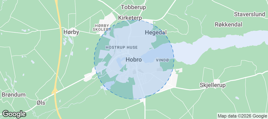 Hobro Airbnb map