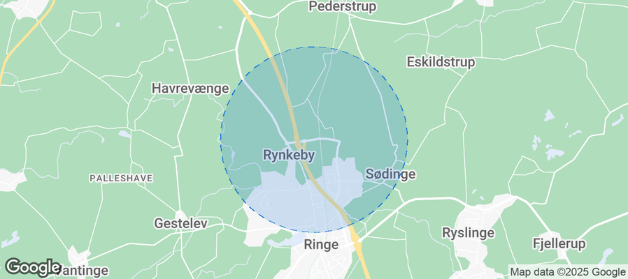 Ringe Airbnb map