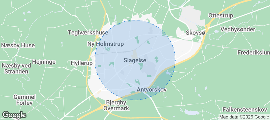 Slagelse Airbnb map