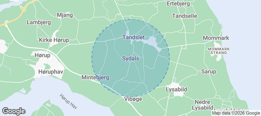 Sydals Airbnb map