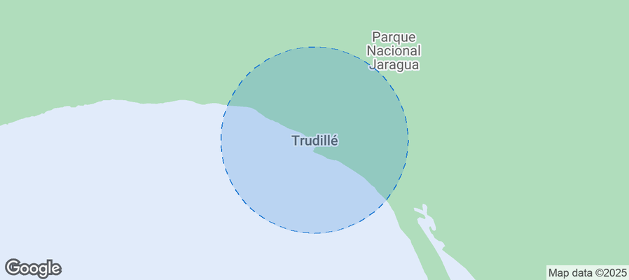 Map of Airbnb listings in Pedernales