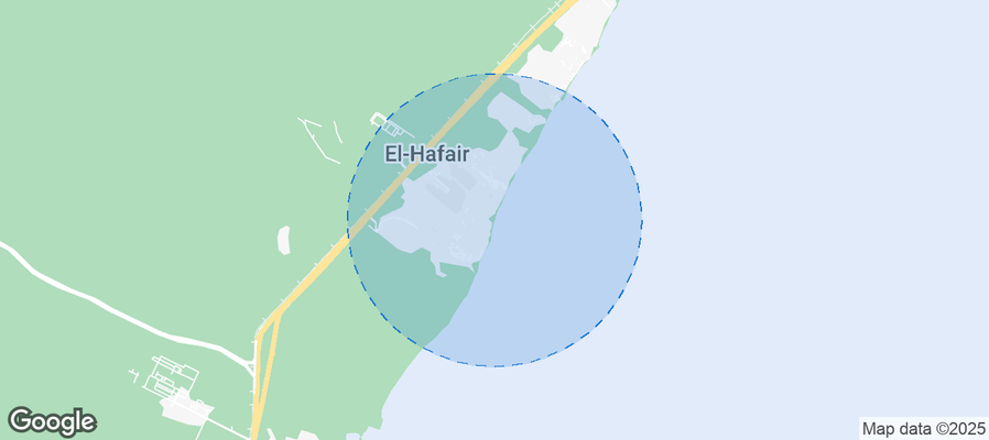 Map of Airbnb listings in El Ain Bay Resort