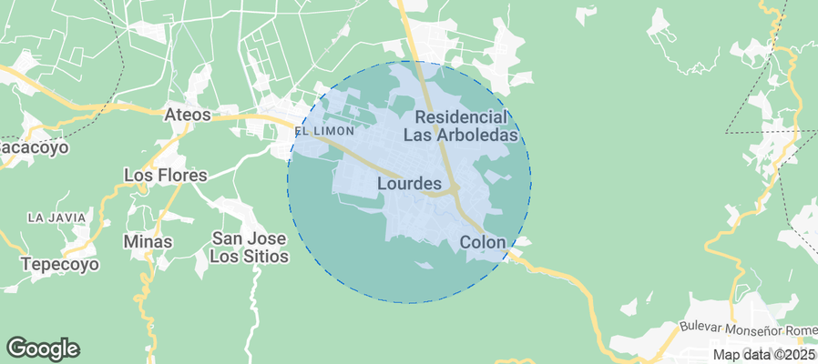 Map of Airbnb listings in Lourdes