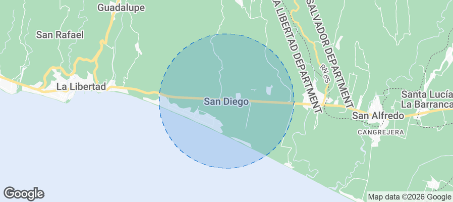 Map of Airbnb listings in San Diego