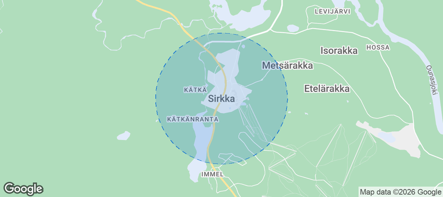 Sirkka Airbnb map