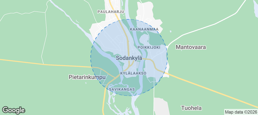 Sodankylä Airbnb map