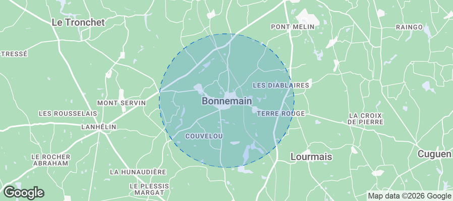 Bonnemain Airbnb map