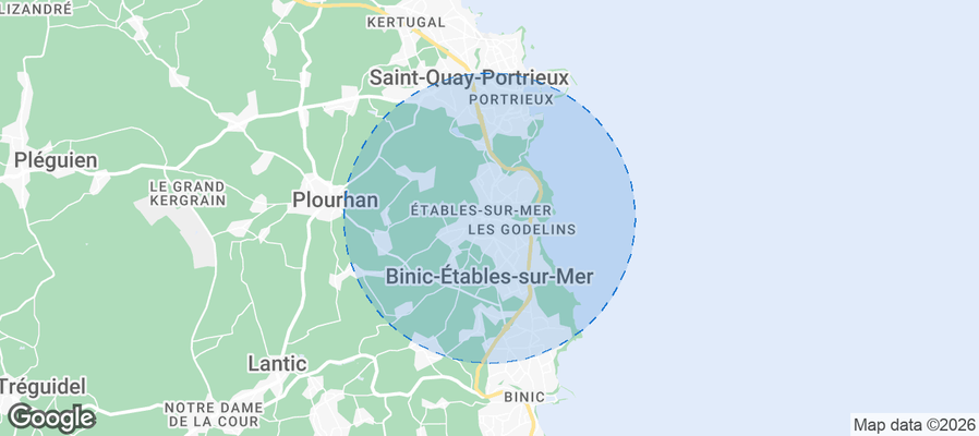 Étables-sur-Mer Airbnb map