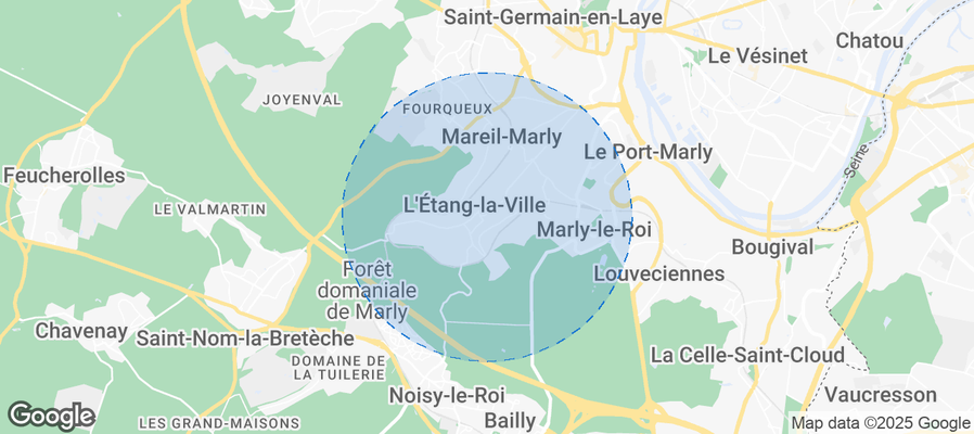 L'Étang-la-Ville Airbnb map