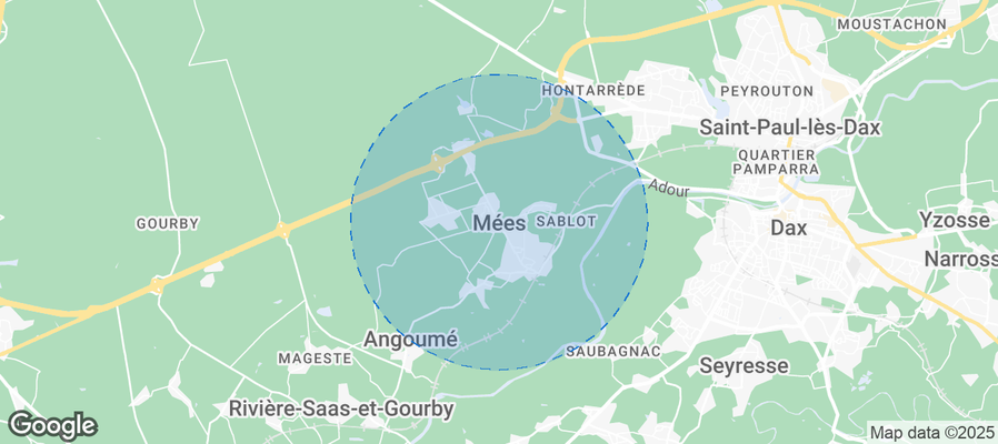 Map of Airbnb listings in Mées