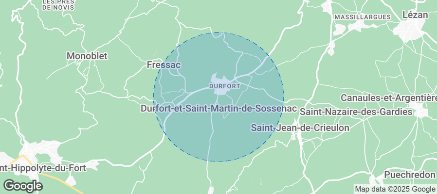 Durfort-et-Saint-Martin-de-Sossenac Airbnb map