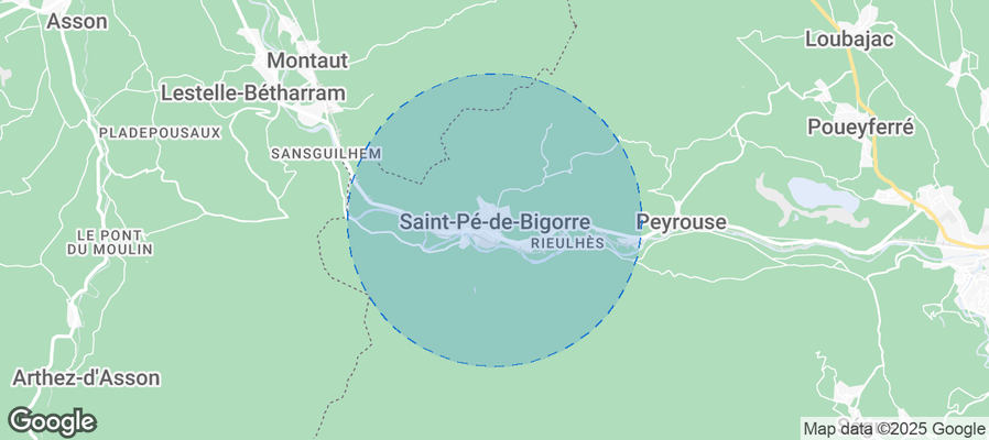 Saint-Pé-de-Bigorre Airbnb map