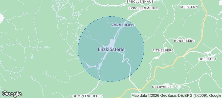 Enzklösterle Airbnb map