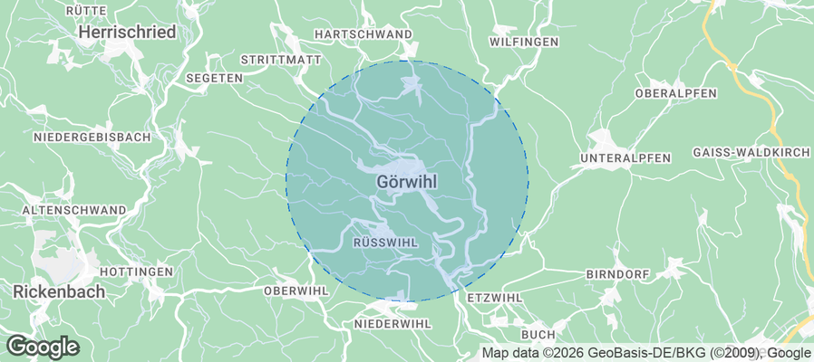 Görwihl Airbnb map
