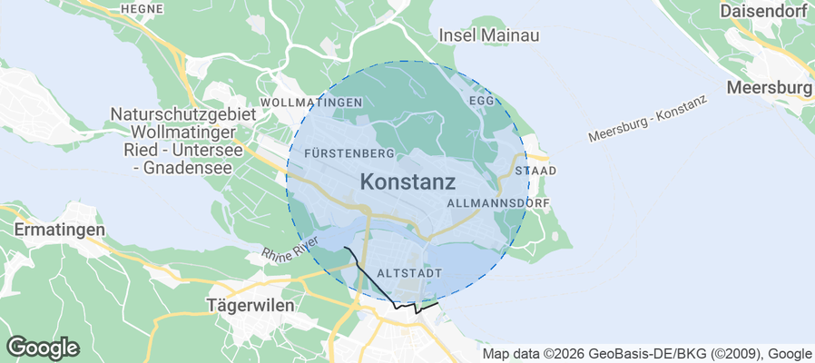 Konstanz Airbnb map
