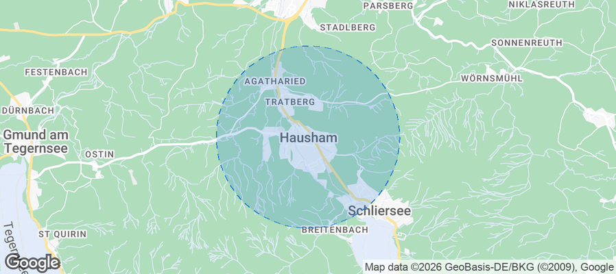Hausham Airbnb map