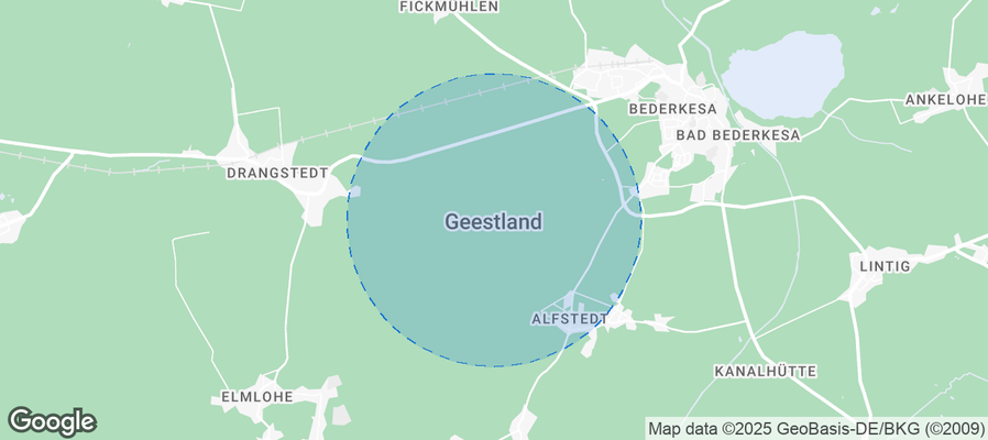 Map of Airbnb listings in Geestland