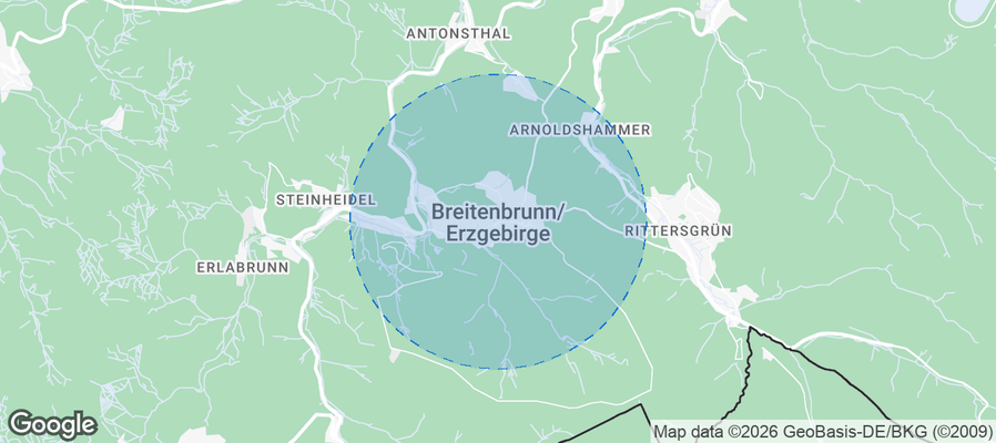 Breitenbrunn/Erzgebirge Airbnb map