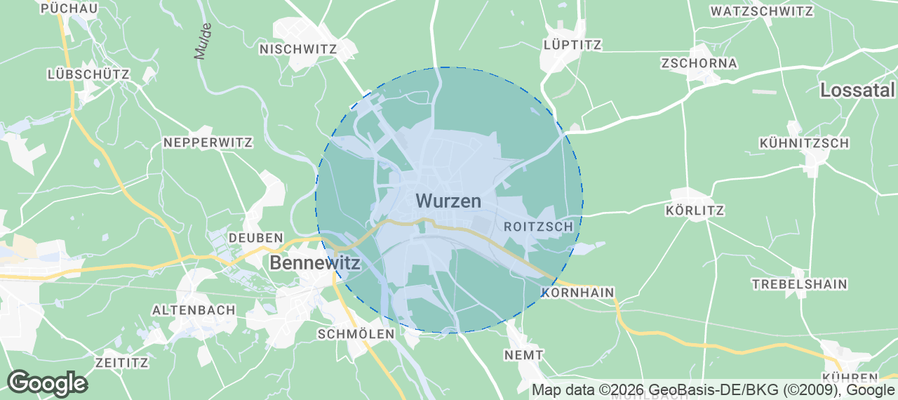 Wurzen Airbnb map