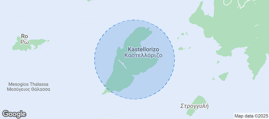 Map of Airbnb listings in Municipality of Meyisti