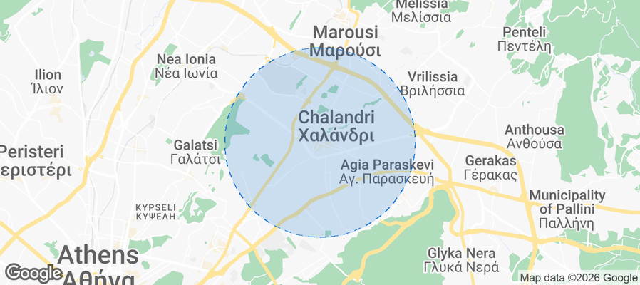 Chalandri Airbnb map