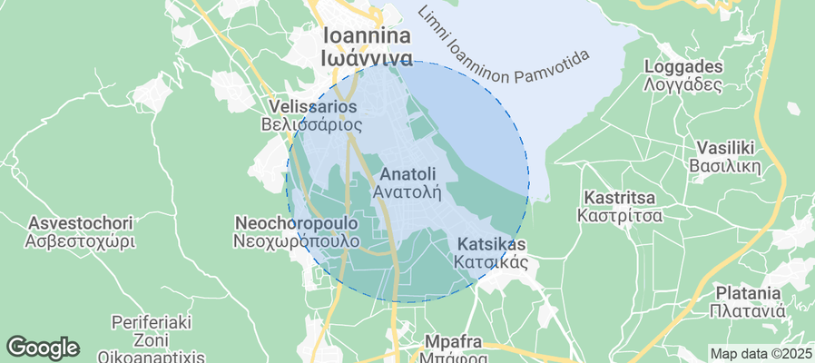 Map of Airbnb listings in Ανατολή