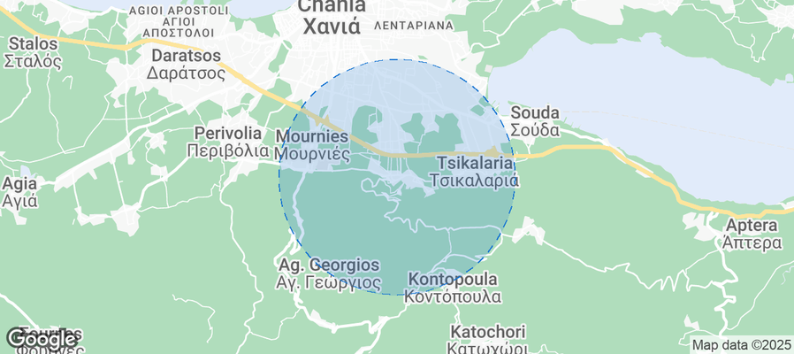Map of Airbnb listings in Nerokouros