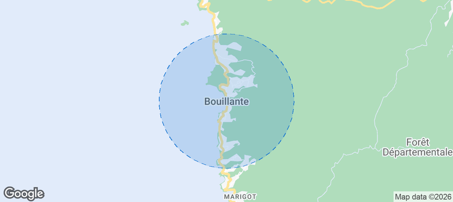 Bouillante Airbnb map