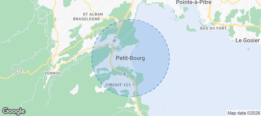 Petit-Bourg Airbnb map
