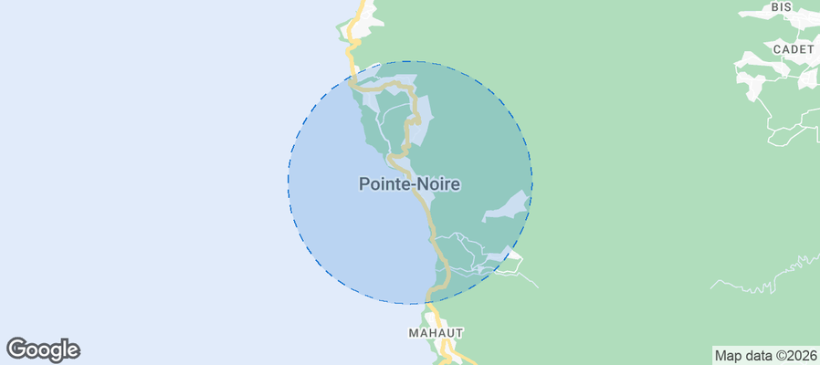 Pointe-Noire Airbnb map